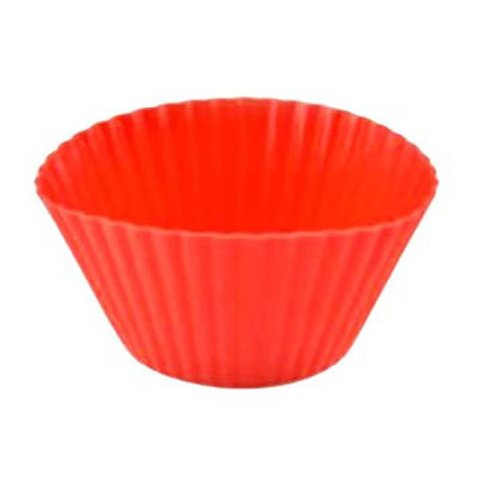 AUQ 10Pcs Pie Pan,premium Silicone Material Tart Pan,Heat-Resistant Mini Cupcake Pans,Red